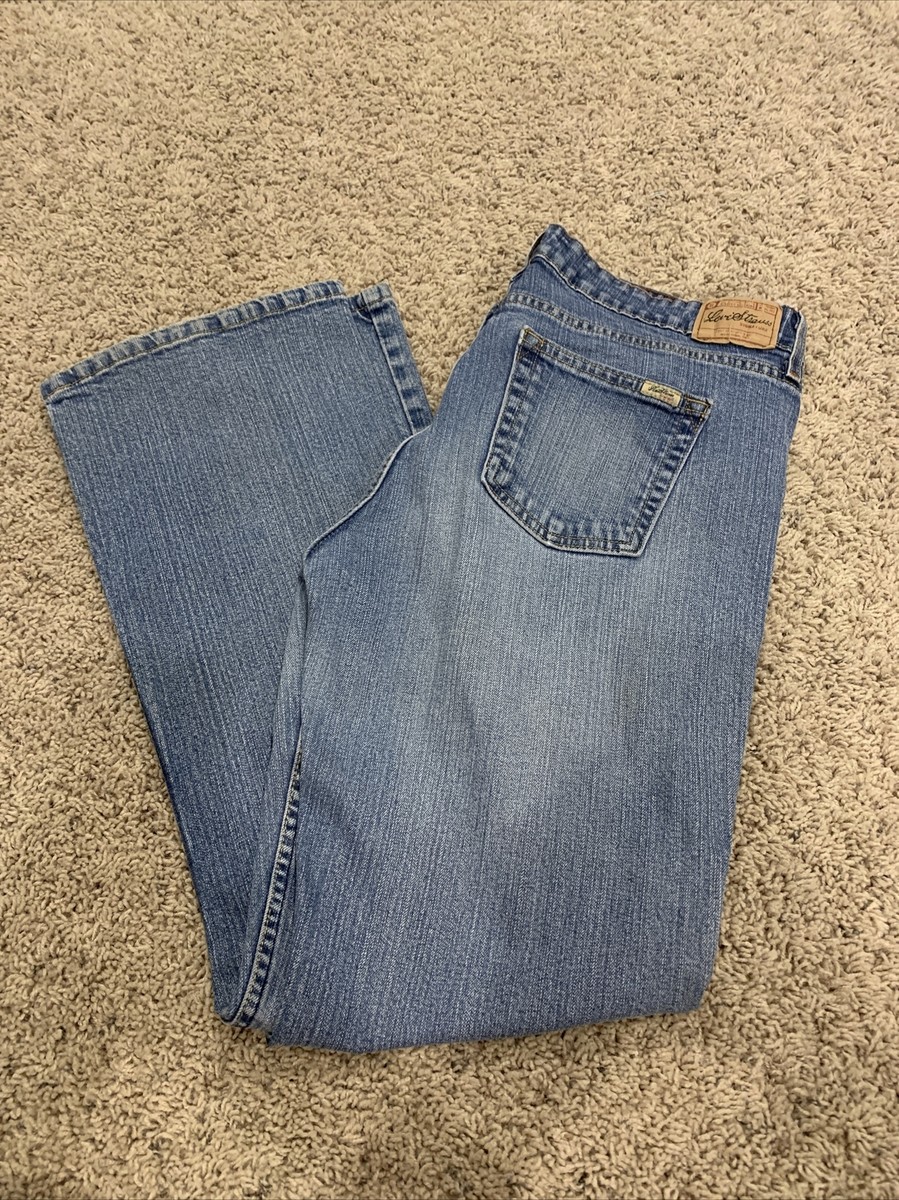Levi Strauss Women’s Stretch Low Rise Bootcut Blue Denim Jeans Size 14m