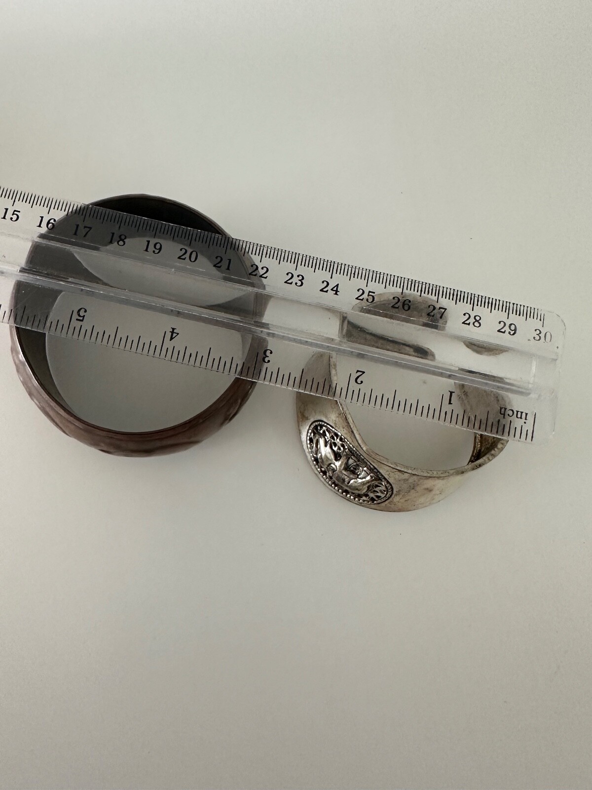 Elephant Bangle Cuff Wide Statement  Bracelet Sil… - image 11