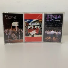 Fama 3 Cassette Lot Grupo Fama Tejano Texmex Rare New