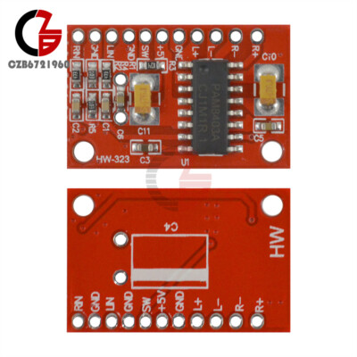 2pcs 3W×2 Mini Digital Audio Amplifier Board USB DC 5V Power Supply