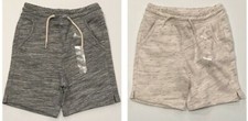 NWT GAP Baby Fleece Jogger Shorts Sz 18-24Months-3T Beige Gray 87816