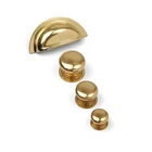 Solid Brass Cabinet Cup Handle & Knobs Gold Kitchen Cupboard Door Drawer Pulls