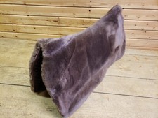 Lammfell Westernpad Sattelpad braun/braun polsterbar