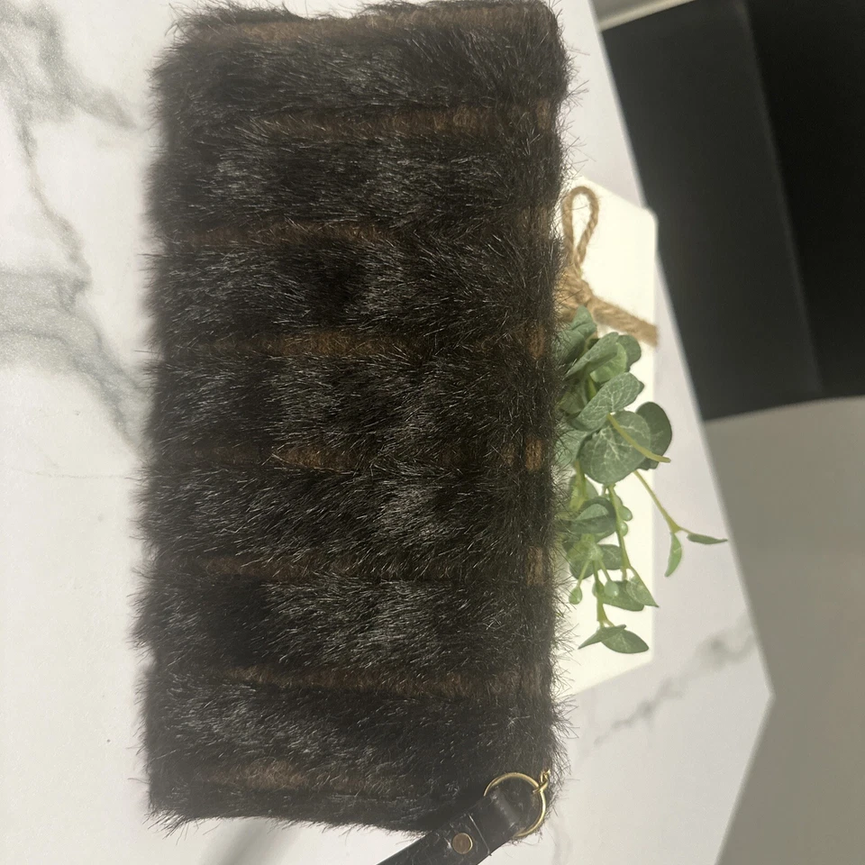 Bolso Kate Spade Vintage Italiano Marrón Negro Imitación Piel Foto 3 de 4