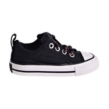 Converse Chuck Taylor All Star Street Toddler's Shoes Black- Enamel Red 762342F