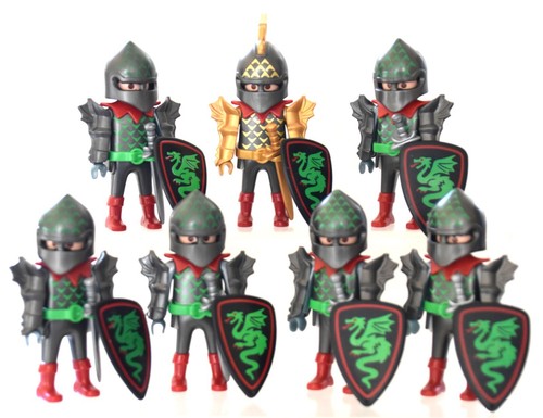 Playmobil Green Dragon Knights 7669 7670 7254 3841 3345 5742 6836 5784 Castle - Afbeelding 1 van 5