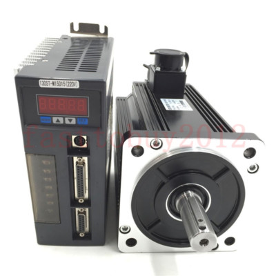 AC Servo Motor Driver Kit 0.64Nm-15Nm CNC Servomotor 750W-1500W & Encoder Cable