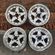 Jdm 15 Work Ewing 5spoke Wheels For 240z S30 S130 B110 Kp60 114.3x4 Ta22 Ke70