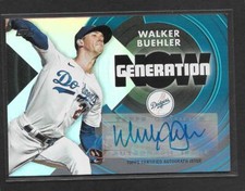 2022 Topps Series 2 WALKER BUEHLER Generation Now Autograph #to/10 -DODGERS-