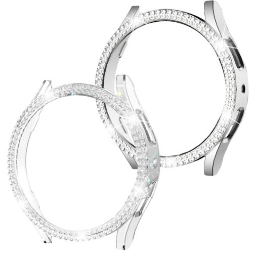 For Samsung Galaxy Watch 7 6 5 4 40/44mm Bling Diamond Hard PC Bumper Case Cover - Picture 12 of 23