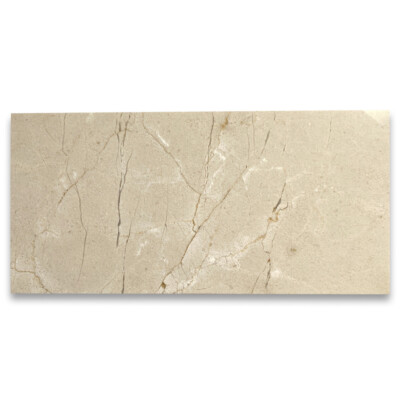 M43P Crema Marfil Marble 6x12 Subway Tile Polished