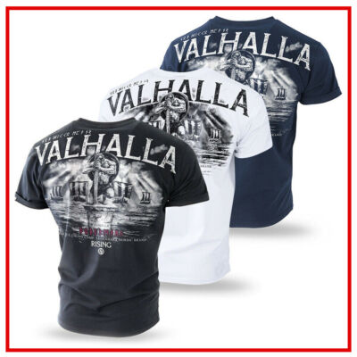 T-Shirt DOBERMANS AGGRESSIVE Mens Valhalla Viking Drakkar Odin Thor Wiking TS204