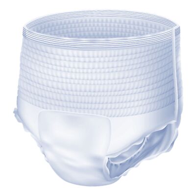 Attends Adult Moderate Absorbent Underwear, X-Large, White (PK/25)