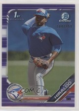 2019 Bowman Chrome Prospects Purple Refractor /250 Miguel Hiraldo #BCP-184 0a17