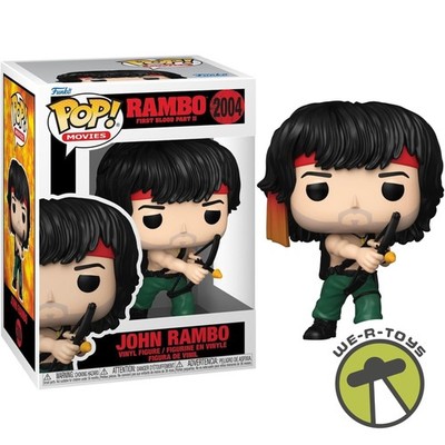 Funko Pop 2004 Movies Rambo II John Rambo with Bow Vinyl Figure