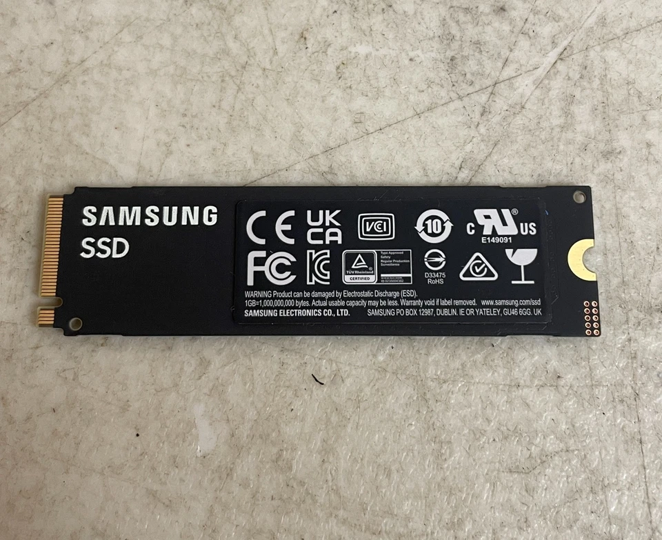 Samsung 990 EVO PLUS SSD M.2 2280 NVMe SSD 7250MB/s Black MZ-V9S2T0 PCIe Gen 4x4 - Image 2 of 4