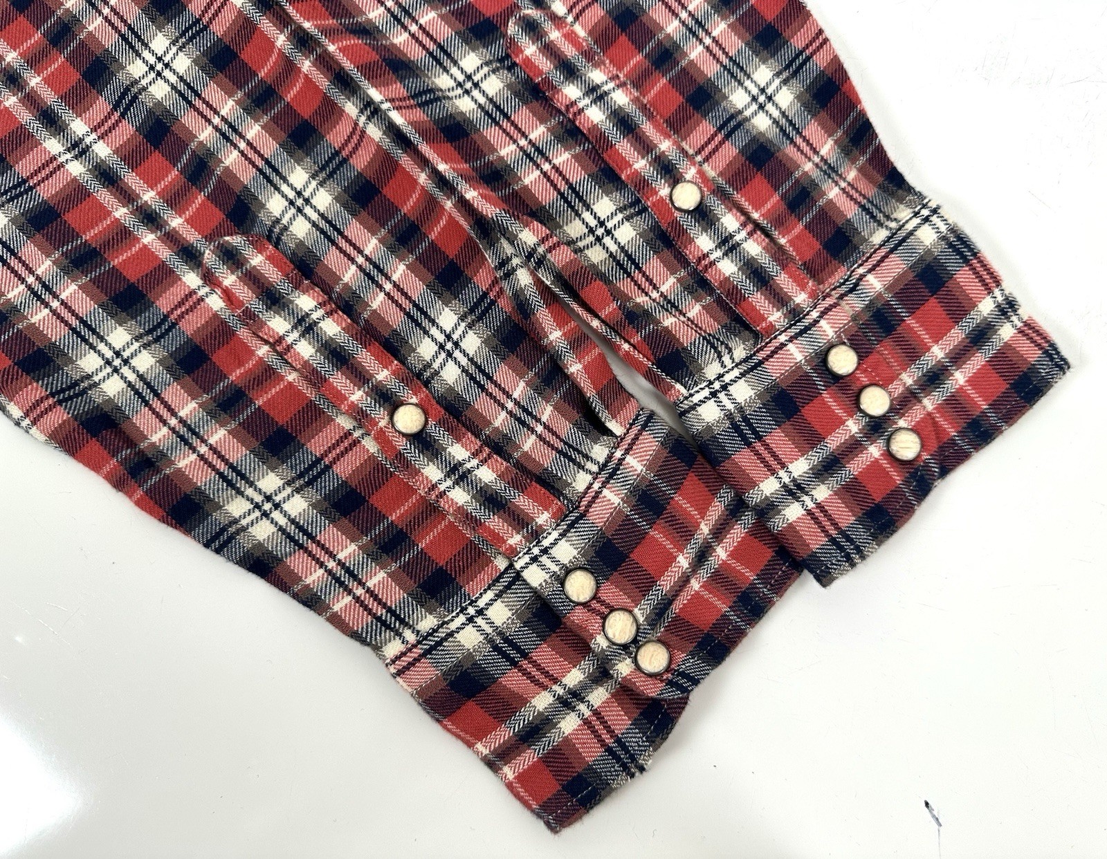 Faherty Button Down Flannel Western Shirt Men’s S… - image 10
