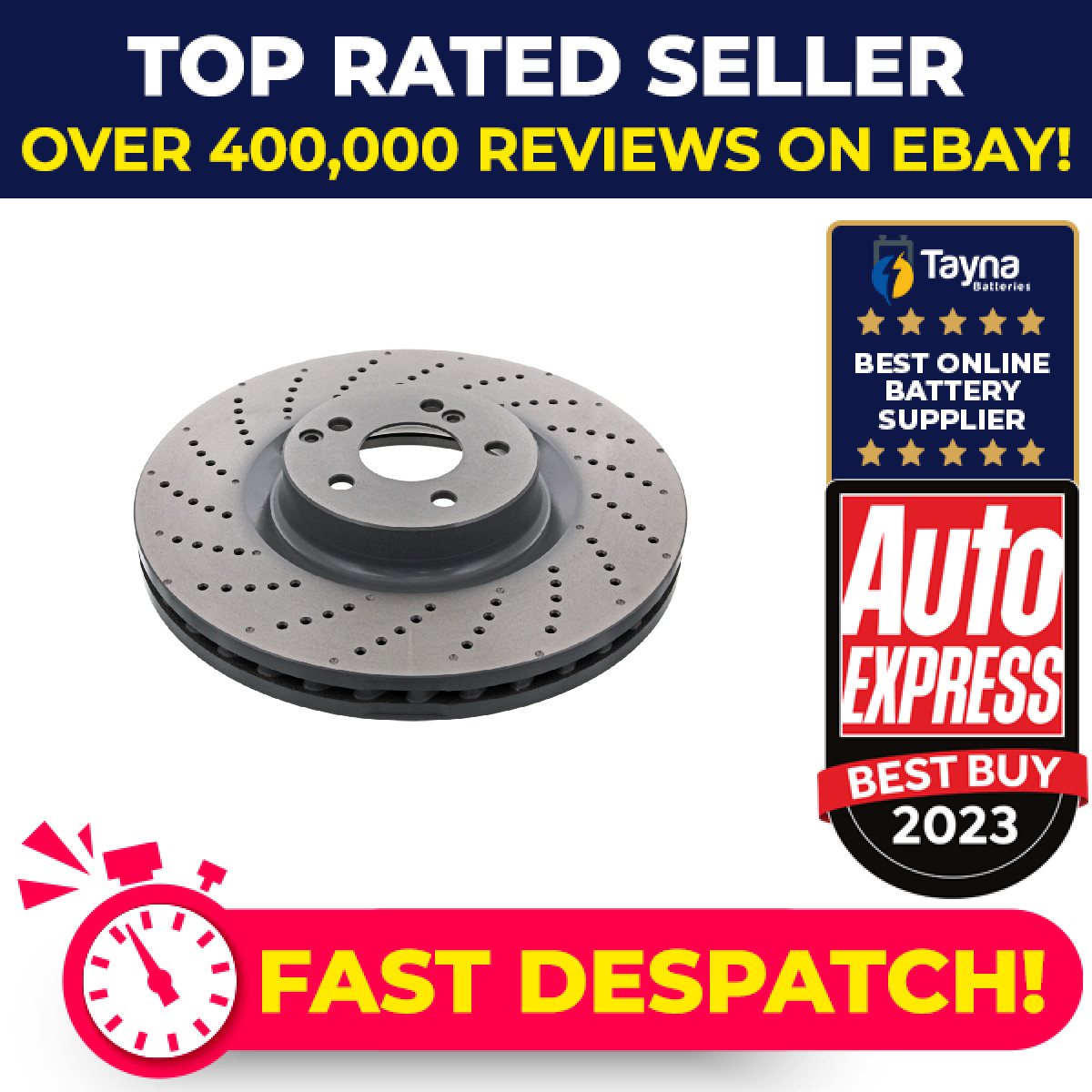 Brake Disc Single Vented Front 360mm ADU174347 Blue Print A0004212012 Quality