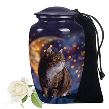 Cat Cremation Urn For Pet Storing Cat Ashes memorial urn 10 inches
