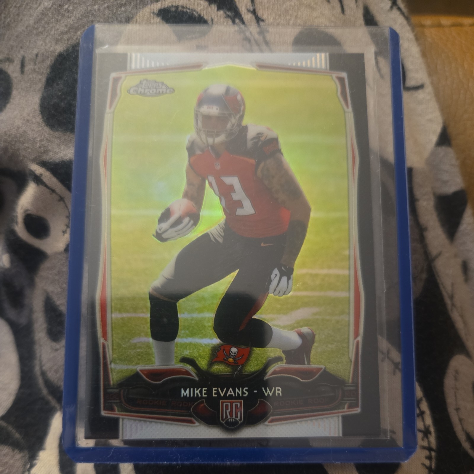2014 Topps Chrome - Mike Evans #185 Black Refractor /299 (RC)