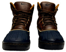 Nike woodside 2 high acg boots brown leather mens size 10 outdoor winter trailgo