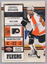 2010-11 Playoff Contenders #74 Ville Leino
