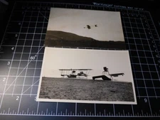 1910-20'S REAL PHOTO POSTCARD RPPC LOT, BIPLANE & SEAPLANE