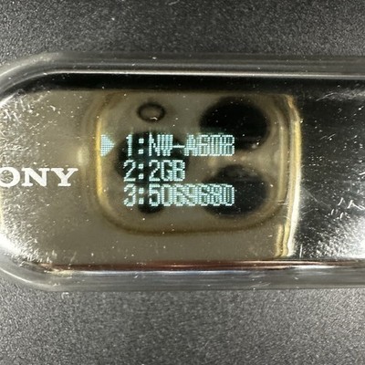 SONY NW-A608 Portable Audio Player Walkman 2GB Silver Fully Tested