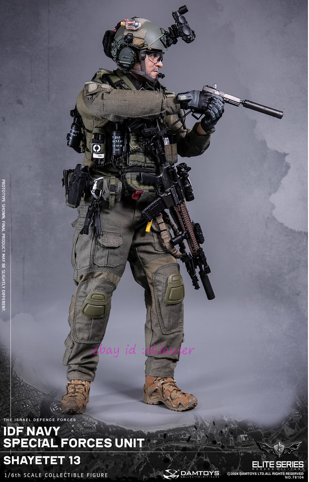 DAMTOYS 1/6　IDF 兵士フルセット　78104 Damtoys Dam78104 1/6 Idf Navy Special Forces Unit - Shayetet 13
