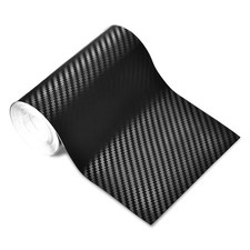 Carbon Sticker Fiber Protector Sill Scuff Cover Anti Scratch Strip Car Door Body