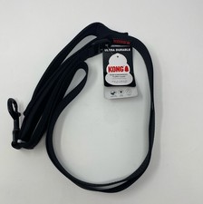 KONG Comfort Traffic Dog Leash w/ Quick-Control Handle - Black, 6 ft