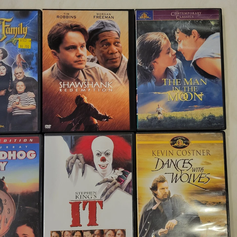 90s Movie Lot 12 DVDs 1990s Films Good Will Titanic Shawshank Adams Family It - Image 3 of 4