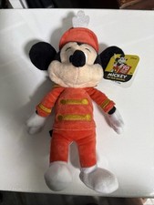MICKEY MOUSE Disney 90th Anniversary Mouseketeer 9" Bean Plush - NEW with tags