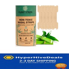 30pcs Nose Strips for Snoring and Breathing Comfort - Natural, Safe  Versatile