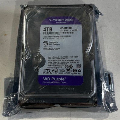 WD  Purple 4TB Surveillance Internal Hard Drive