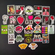 Green Day Vinyl Stickers Pop Punk Rock Alt American Idiot Dookie Kerplunk Art