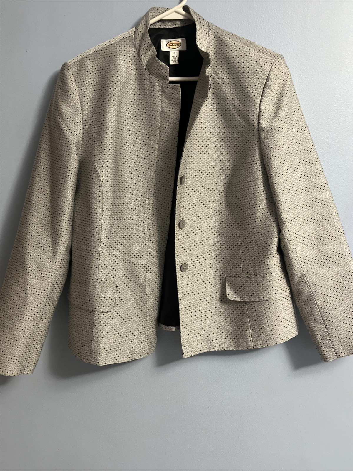 Talbots Blazer Unique Pattern Sophisticated Blaze… - image 1
