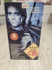 Dead End City (VHS)  1988 Rare AIP Action/Adventure Robert Z'Dar Cult Sleaze