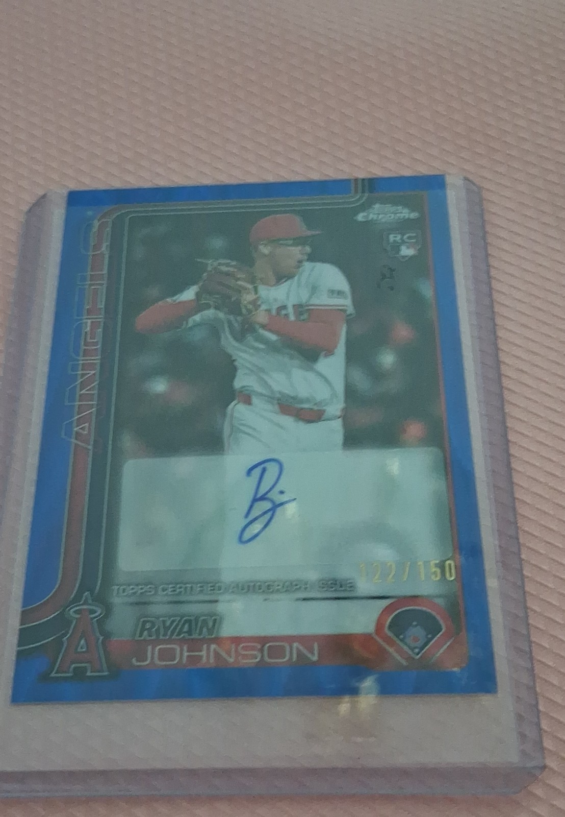 2025 Topps Chrome Update Series - Autographs Ryan Johnson #AC-RJO Blue...