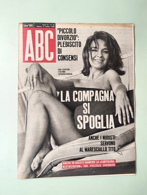 ABC 17 OCTOBER 1965 LISA GASTONI-ALEC GUINNES-BARBARA STEELE-MYLENE DEMONGEOT