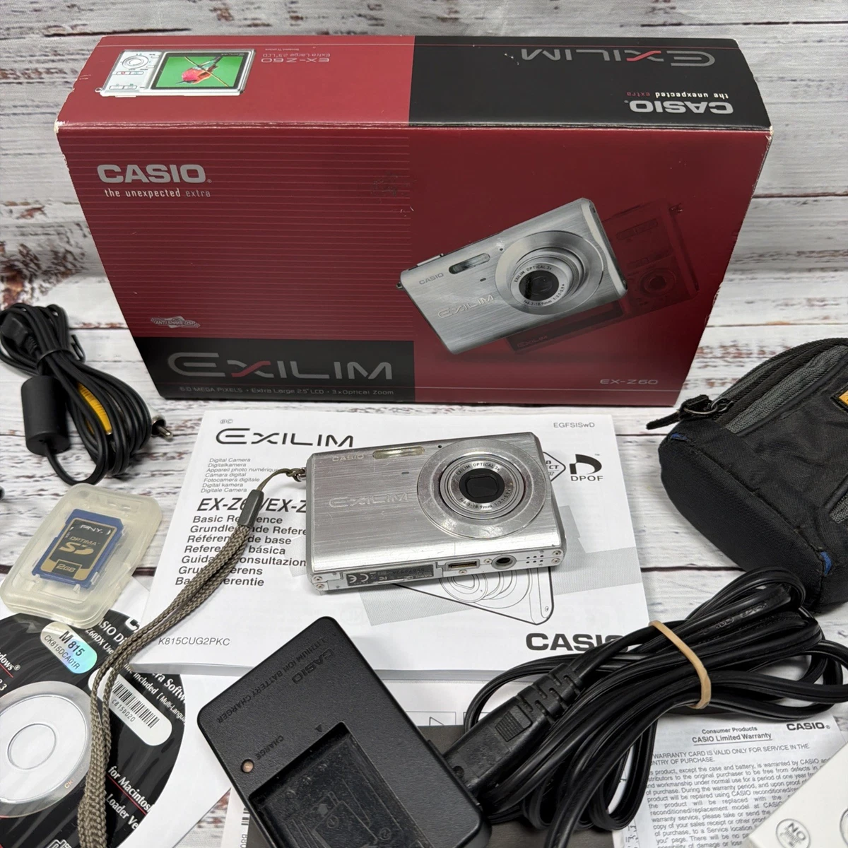 Casio Exilim EX-Z60 5-6.9MP Digital Cameras for Sale - eBay
