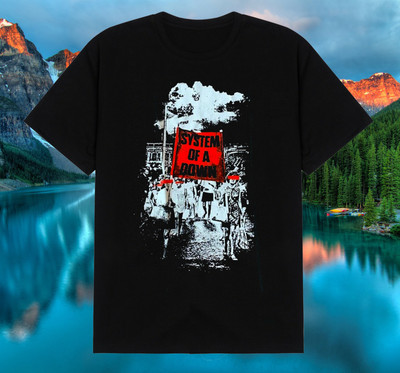 New System Of A Down Concert Black S-234XL T Shirt System of a down II172 BAT05