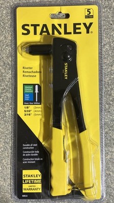 STANLEY MR33 Right Angle Riveter ~ 1/8, 5/32, 3/16  Aluminum Or Steel Rivets