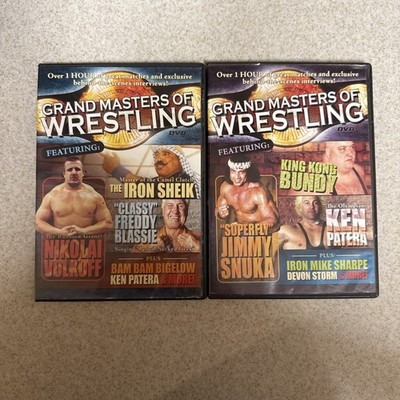 Grand Masters of Wrestling Featuring Jimmy Snuka King Kong Bundy Lot of 2 DVDs