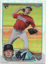 Max Meyer 2023 TOPPS CHROME BASEBALL LOGOFRACTOR EDITION Base RC #104 Marlins