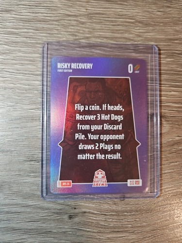 2024 Bo Jackson Battle Arena - Risky Recovery Foil Bonus Play Card #BPL-24