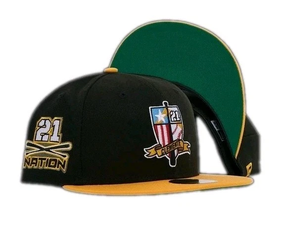 New Era 9FIFTY Roberto Clemente 21 Crest Side Patch Snapback Hat Cap - Image 3 of 4