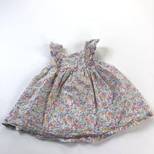 Tommy Bahama Youth Girls Size 5 A-Line Dress Floral Ruffled Multicolor