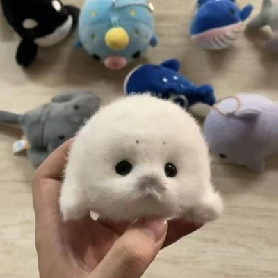 Cute Baby Seal Doll Plush Toy Pendant Simulation Ocean Toy Souvenir Seal Pend-ym - Bild 1 von 4