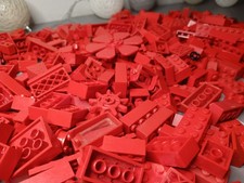 Grande quantità di mattoncini Lego vintage misti - ROSSO - pezzi assortiti